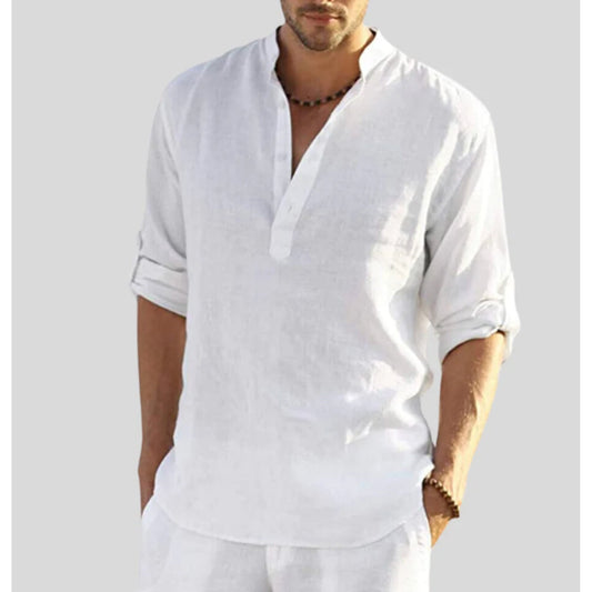 Adriano | Coastal Serenity Linen Shirt