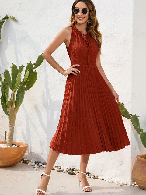 Carla | Riviera Grace Pleated Dress