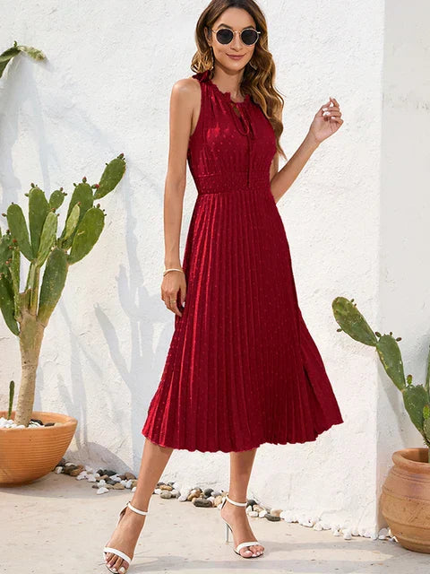 Carla | Riviera Grace Pleated Dress