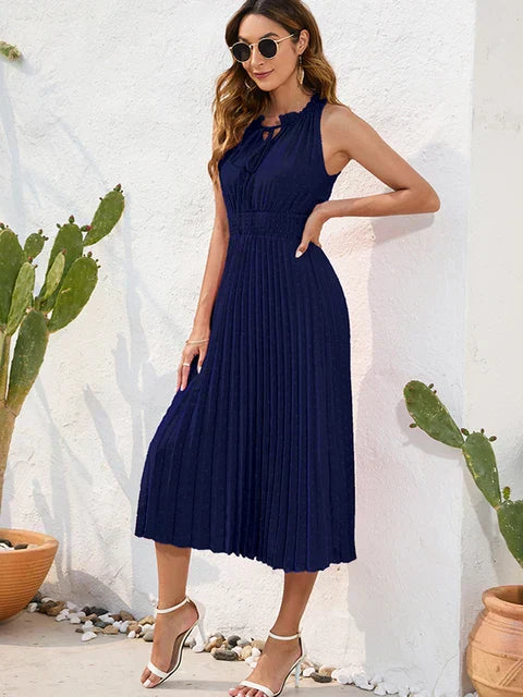 Carla | Riviera Grace Pleated Dress