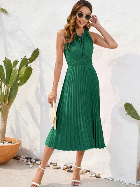 Carla | Riviera Grace Pleated Dress