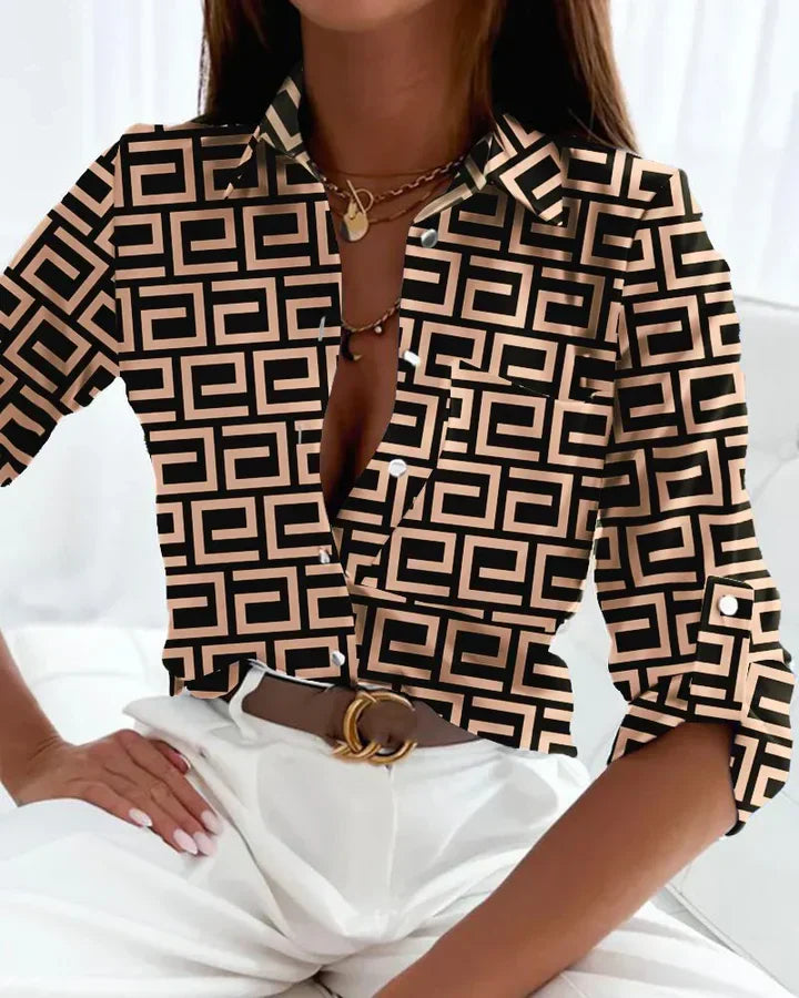 Carina | Nautical Chic Striped Blouse