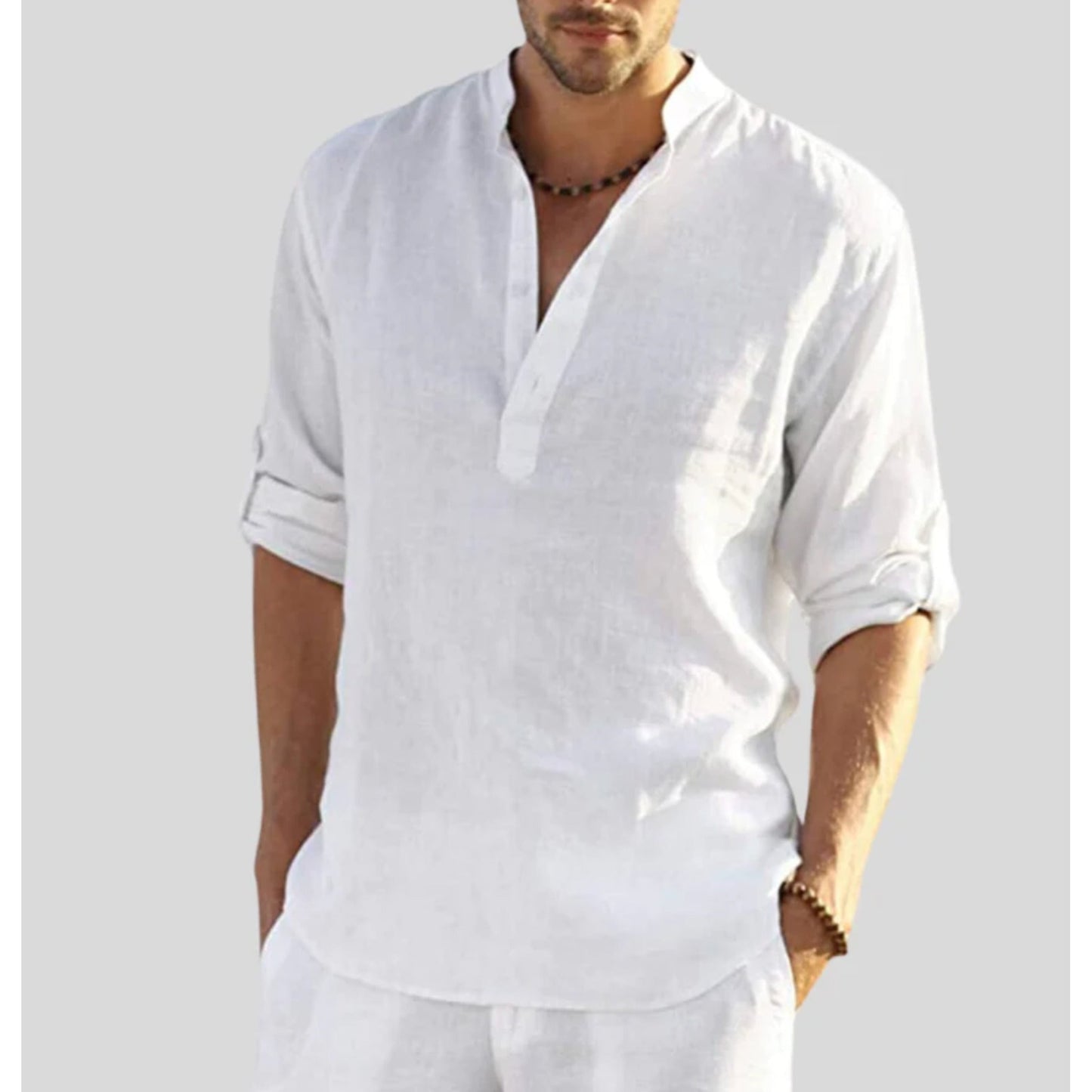 Adriano | Coastal Serenity Linen Shirt