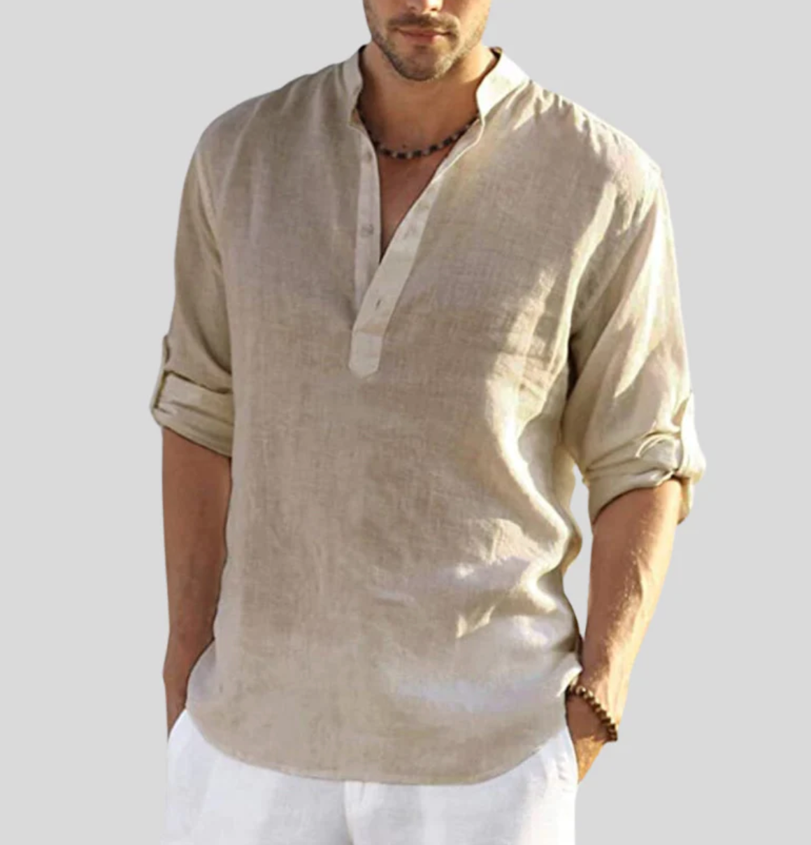 Adriano | Coastal Serenity Linen Shirt