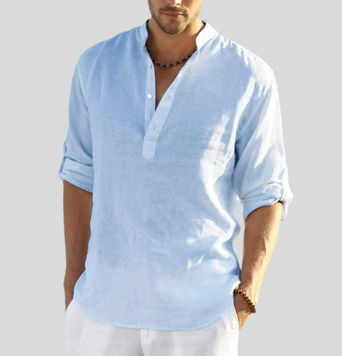 Adriano | Coastal Serenity Linen Shirt