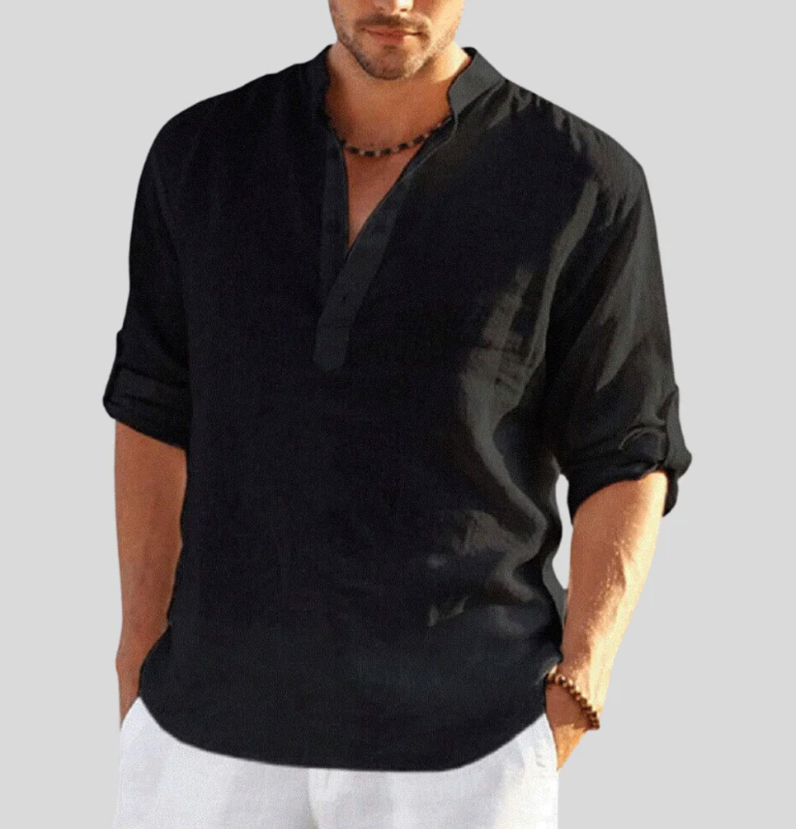 Adriano | Coastal Serenity Linen Shirt