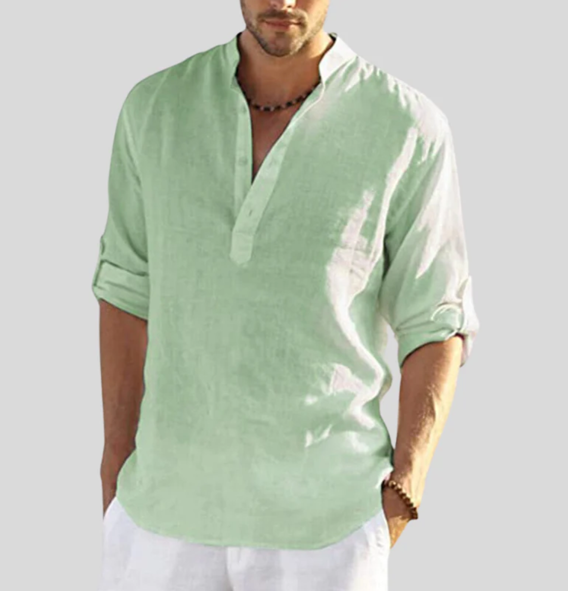 Adriano | Coastal Serenity Linen Shirt