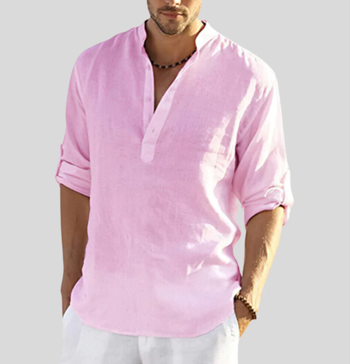 Adriano | Coastal Serenity Linen Shirt